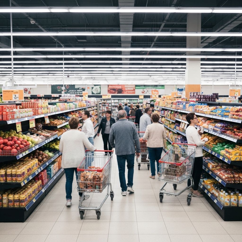 Az üzlet és a tempó hatása az ételvásárlásra